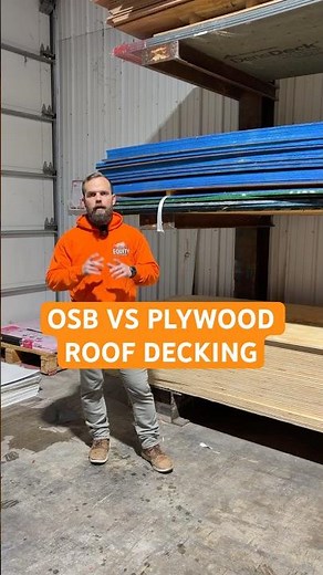 OSB vs Plywood Roof Decking
