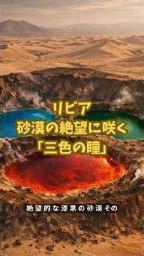 砂漠の絶望に咲く「三色の瞳」 #googleearth #グーグルアース #ワールド探訪 #歴史