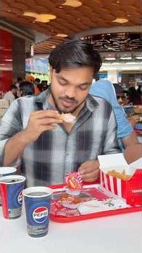 Eat kfc meal || Earn 5000₹ || #shorts #food #challenge #eatingchallenge
