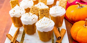 It Isn't Fall Without Pumpkin Pie Pudding Shots