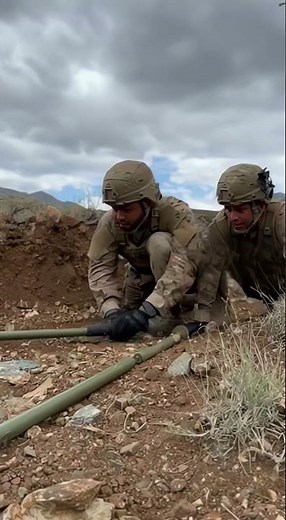 The Bangalore Torpedo: Explosive Wire Clearing #Army #Military #Sapper #Explosion