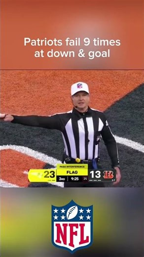 Cincinnati Bengals stop Drake Maye on the goal line #NFLShorts