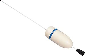 Taylor Made Products Pick-up or Diving Mast Buoy, White / Blue Stripe