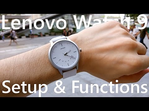 Lenovo Watch 9 Setup and Functions ⌚