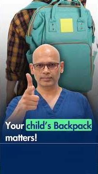 Your child’s backpack matters🎒