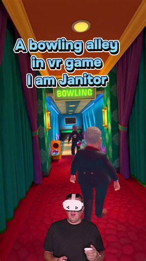 VR Game: I Am Janitor Nightclub — Bowling Alley Fun