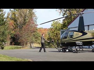 V201 with R44 - Helicopter Dolly by Helitowcart