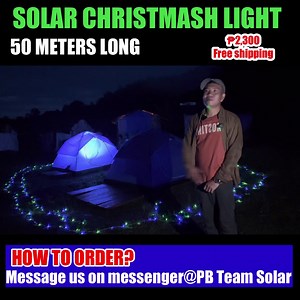 3.1K reactions · 287 shares | PANGMALAKASANG SOLAR CHRISTMAS LIGHT 50 METERS LONG WATERPROOF REMOTE CONTROL 1,000 LED LIGHTS EASY TO INSTALL 2,800 FREE SHOPPING NATIONWIDE | PB Team Solar | Facebook