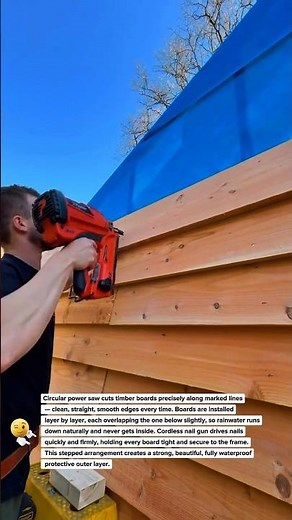 Wood Cladding Cutting & Installation | Neat & Waterproof Finish