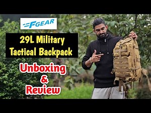 FGear 29L Military Tactical Backpack Unboxing and Review || Best 29L Day Backpack for Trekking ||