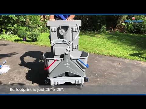 Filmop Alpha Cleaning Cart+OneFred Double Bucket Mopping System: Assembly