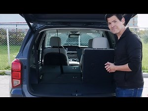 Cargo Dimensions and folding the 2nd and 3rd row of the Hyundai Palisade
