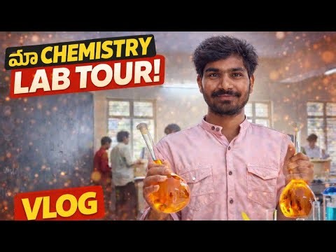 MA Chemistry Lab Tour 🔥 | Kakatiya University Vlog | Full Lab Inside