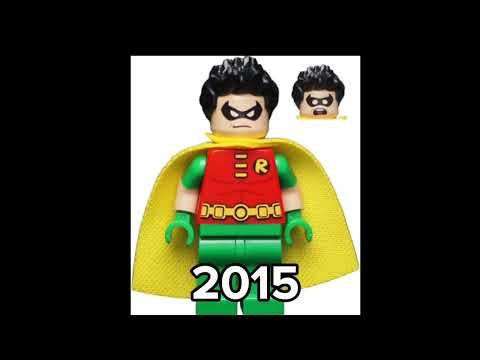 LEGO Robin Minifigure Evolution (2006-2025)
