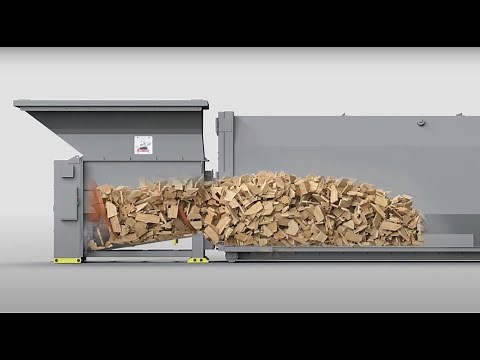 How the Komar Auger-Pak® Shreds and Compacts Wood Pallets