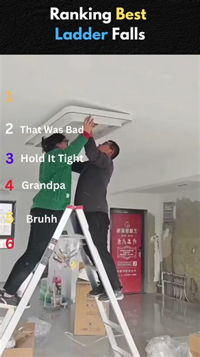 Ranking Best Ladder Falls 😂