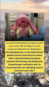 Erstes Baby anonym abgegeben – Sicherer Raum rettet Leben in Japan