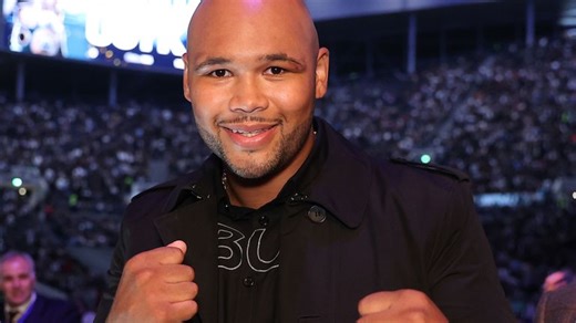 Frazer Clarke was a ringside security guard but is now an Olympic medallist and will make his pro heavyweight debut