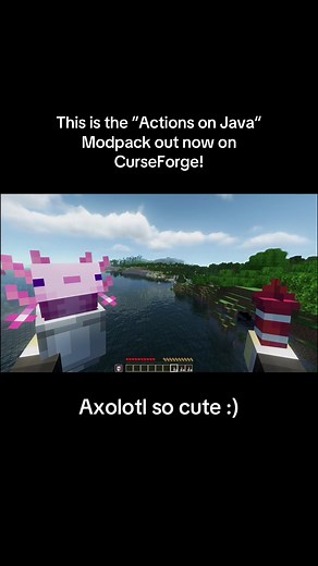Actions on Java Modpack for Minecraft