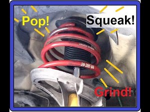 How to quiet, Noisy coil springs in your car