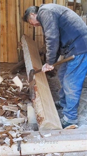 Traditional Woodworking Techniques for Shaping Heavy Timber with an Adze