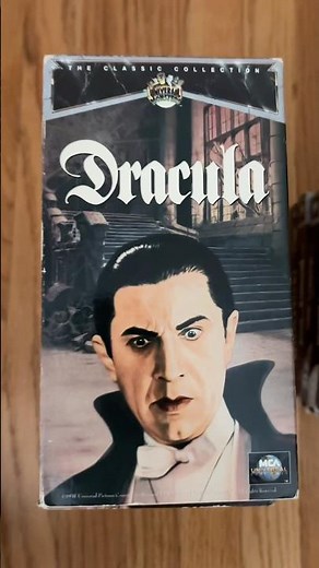 Unearthed my Universal Monsters VHS collection Part 1 #horror #movies #retro