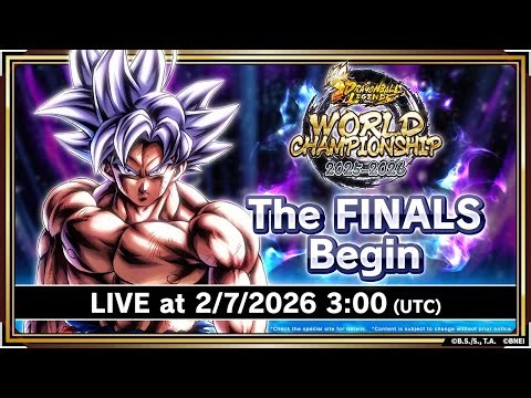 【DRAGON BALL LEGENDS】WORLD CHAMPIONSHIP 2025ｰ2026 FINALS