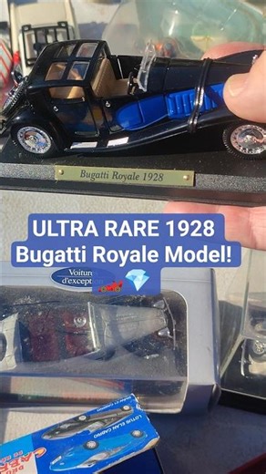 ULTRA RARE 1928 Bugatti Royale Model! 🏎️💎 Luxury Find at Tournai Flea Market 🇧🇪✨