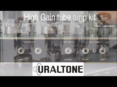 UralTone High Gain guitar tube amp kit demo #1