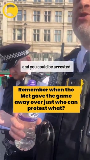 This right here was your actual two-tier policing | The Canary