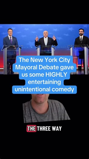 Kevin Clancy on Instagram: "The New York City Mayoral Debate gave us some HIGHLY entertaining unintentional comedy. The Grim Reaper Andrew “I’m not a pervert just Italian” Cuomo vs Communist Mamdani vs Curtis “Real Life Pretend Superhero” Sliwa, babbling about parades and incorrectly using Italian words. NYC baby! PS - it sounds crazy to lifelong politicians and people who follow politics but I think @curtissliwaformayor should be the next mayor of New York. If for no other reason than I think h