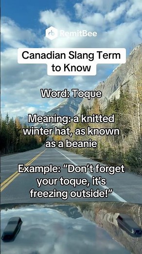 New Canadian slang term to know and add to your vocabulary: Toque #canada #slang #term #vocabulary