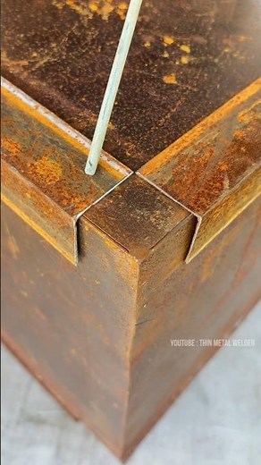 Rare thin L angle iron fabrication trick