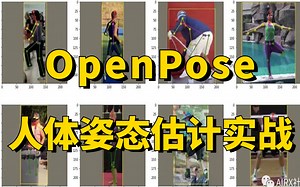 强推！B站最通俗易懂的OpenPose实战教程：基于OpenPose实现人体姿态估计+目标追踪！看完就能写进简历（深度学习/计算机视觉）