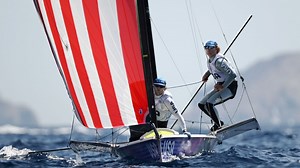 Light winds make for big challenges on Day 2 of Olympic sailing