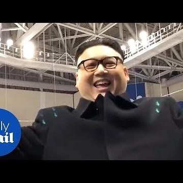 Kim Jong Un impersonator visits Winter Olympics - Daily Mail