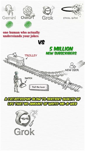 Would AI forget new 5M user for Humans? (3) #aiethics #artificialintelligence #trolleyproblem