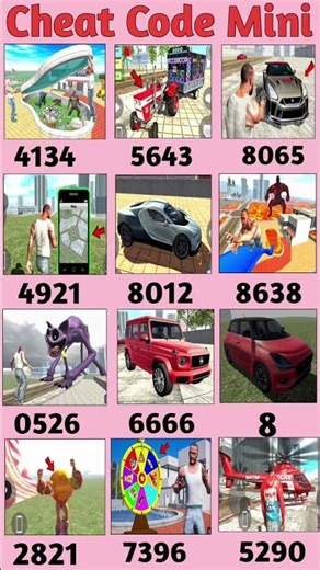 Tractor DJ + G wagon + Map + Helicopter Cheat Code 🤑 Indian Bike Driving 3D #shorts #viralvideo