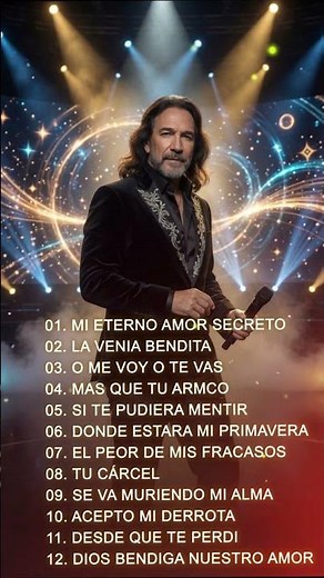 MARCO ANTONIO SOLÍS ÉXITOS SUS MEJORES MIX * MARCO ANTONIO SOLÍS 20 CANCIONES ROMANTICÁS INMORTAL