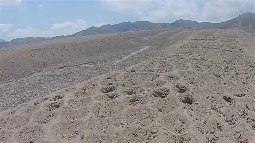 The Enigmatic Ancient 'Band Of Holes' East Of Paracas In Peru