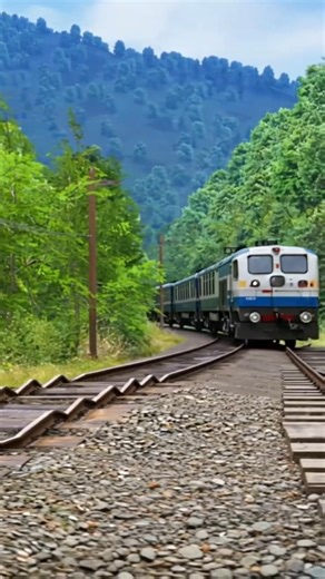 TRAINS CROSSING MOST DANGEROUS RAILROAD TRACK #train #travel #unexploredworld #imposibble