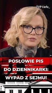 PiS MPs to journalist: get out of Parliament! #politics #poland #parliament #shorts