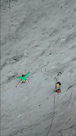 Free Solo of The Fish by Hansjörg Auer | Adam Ondra #rockclimbing