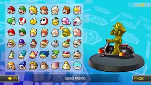 Mario Kart 8 Deluxe -How to Unlock Gold Mario