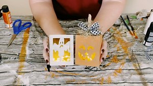 Dollar Tree Halloween shadow boxes | Windy City Crafts