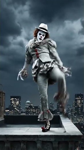 Joker Dance but It’s Pennywise on a Rooftop