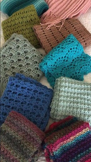 10 scarves to CROCHET this winter (tutorials on my channel) 🧶 #crochet