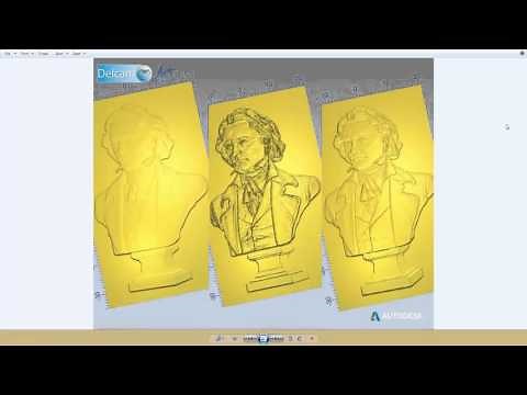 Transform a 3D Model into a Bas Relief for a Coin using ArtCAM Pro