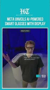 Meta’s New AI Smart Glasses With Built-In Display Redefine Superintelligence | #shorts