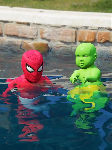 Spider-Man and Hulk Save Baby | Heartwarming Hero Rescue Story